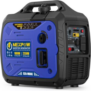 Read more about the article NEXPOW Portable Inverter Generator, 2250W Super Quiet Generator for ONLY $359.99 (Was $599.99)