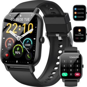 Read more about the article 1.85″ Smartwatch for Men Women IP68 Waterproof, 110+ Sport Modes, Fitness Activity Tracker, Heart Rate Sleep Monitor, Pedometer for ONLY $25.49 (Was $79.99)