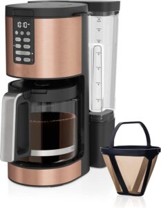 Read more about the article Ninja DCM201CP Programmable XL 14-Cup Coffee Maker PRO with Permanent Filter, 2 Brew Styles Classic & Rich for ONLY $79.99 (Was $99.99)