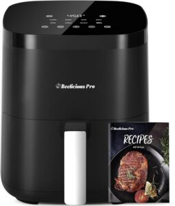 Read more about the article Air Fryer, Beelicious® 8-in-1 Smart Compact 4QT Air Fryers, Shake Reminder, 450°F Digital Airfryer with Flavor-Lock Tech, Dishwasher-Safe & Nonstick for ONLY $69.98 (Was $199.99)