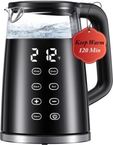 Read more about the article Veken Electric Tea Kettle, BPA Free, 1500W /1.7 Liter for ONLY $29.98 (Was $45.99)