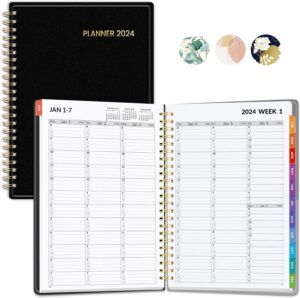 Read more about the article SUNEE 2024 Appointment Book, Quarter-Hourly, Weekly & Monthly Planner – from January 2024 – December 2024, 6.4″x8.3 for ONLY $7.99 (Was $11.99)