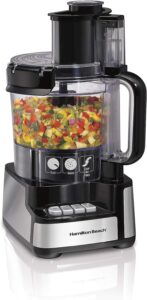 Read more about the article Hamilton Beach Stack & Snap Food Processor and Vegetable Chopper, 12 Cup Bowl, 2-Speed 450 Watt Motor for ONLY $49.99 (Was $59.99)