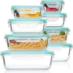 Read more about the article Vtopmart 8 Pack Glass Food Storage Containers for Microwave, Oven, Freezer and Dishwasher for ONLY $22.94 (Was $36.99)
