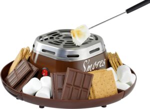 Read more about the article Nostalgia Tabletop Indoor Electric S’mores Maker – Smores Kit With Marshmallow Roasting Sticks and 4 Trays for ONLY $23.97 (Was $27.99)