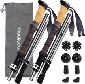 Read more about the article TREKOLOGY Trekking Poles Collapsible Nordic Hiking Poles – Cork Handle 2pc Ultralight Folding Walking Sticks for ONLY $32.79 (Was $65.99)