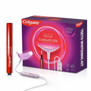 Read more about the article Colgate Optic White ComfortFit Teeth Whitening Kit with LED Light and Whitening Pen for ONLY $43.99 (Was $64.99)