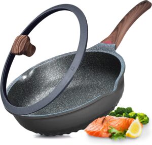 Read more about the article Vinchef Nonstick Deep Frying Pan Skillet with Lid, 11in/5Qt Saute Pan, German 3C+ Ceramic Coating Technology for ONLY $34.49 (Was $69.89)