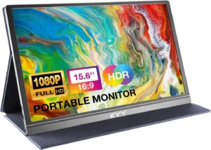 Read more about the article KYY Portable Monitor 15.6inch 1080P FHD USB-C | HDMI Computer Display HDR IPS for ONLY $89.99 (Was $219.99)