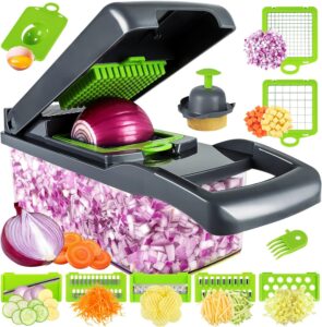 Read more about the article Vegetable Chopper, Pro Onion Chopper, Multifunctional 13 in 1 Food Chopper for ONLY $19.92 (Was $33.99)