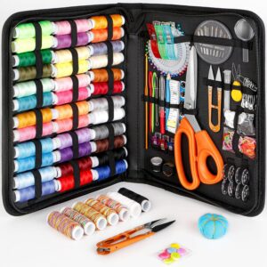 Read more about the article Sewing Kit for Adults,Maxfanay Needle and Thread Kit with Tailor Scissors,43XL Thread,30 Needles,Thread Snips and More for ONLY $16.99 (Was $22.65)