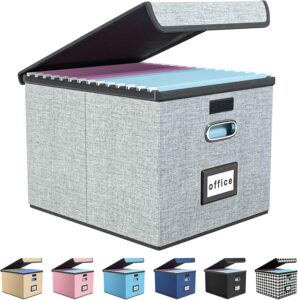 Read more about the article Huolewa Upgraded Portable File Organizer Box with Lid & Plastic Slide for ONLY $16.93 (Was $27.99)