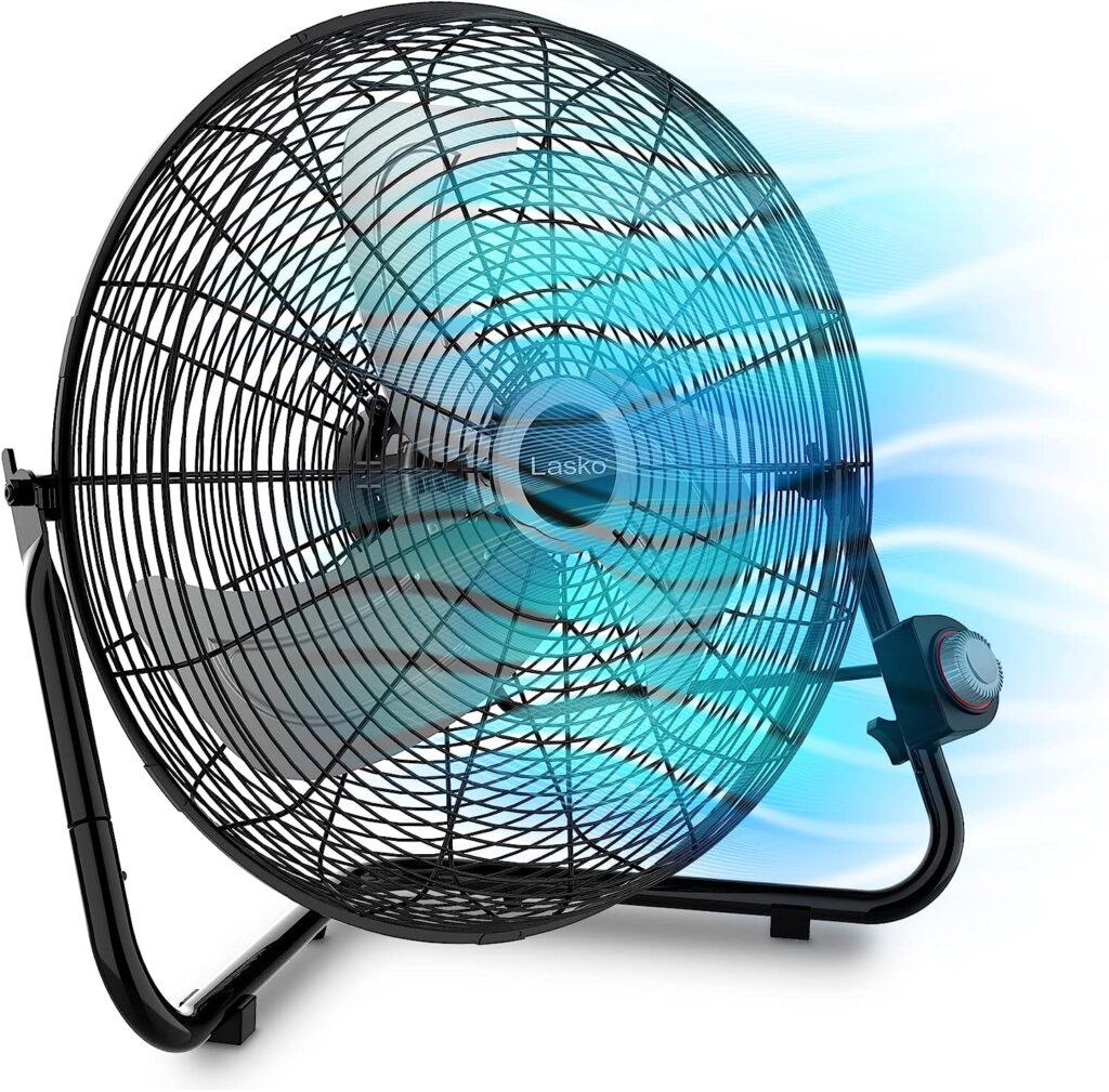 Lasko High Velocity Floor Fan with Wall mount Option, 3 Powerful Speeds, 20″ for ONLY $70.50 (Was $89.99)