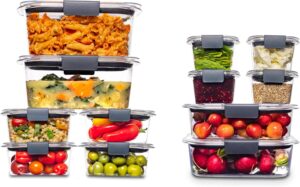 Read more about the article Rubbermaid Brilliance BPA Free Food Storage Containers with Lids Set of 12 for ONLY $44.99 (Was $54.99)