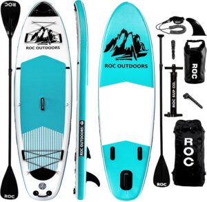 Read more about the article Roc Inflatable Stand Up Paddle Boards 10 ft 6 in with Premium SUP Paddle Board Accessories for ONLY $199.99 (Was $599.99)