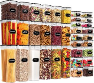 Read more about the article Skroam 36 Pack Airtight Food Storage Containers for Kitchen Pantry Organization and Storage for ONLY $49.99 (Was $69.99)