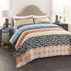 Read more about the article Lush Decor Bohemian Stripe Cotton Quilt Cover Set – 3 Piece Reversible Bedding Set for ONLY $43.99 (Was $219.99)